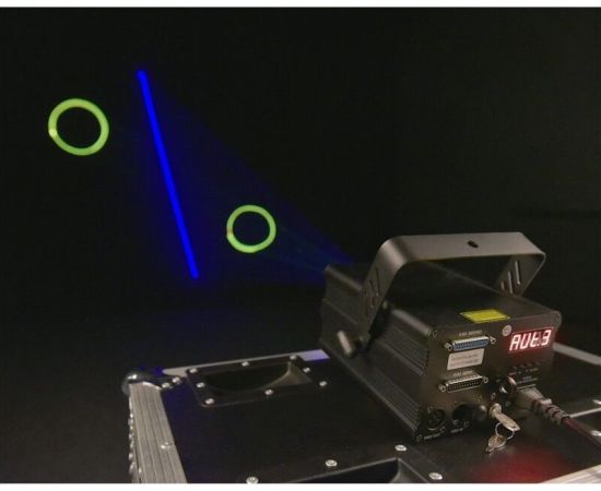 Evolights  LASER RGB 1W animācijas lāzeris  ILDA