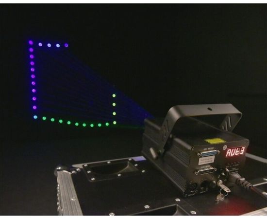 Evolights  LASER RGB 1W animācijas lāzeris  ILDA
