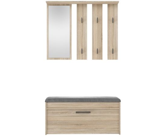 Top E Shop PARMA closet 100x35x180 cm, oak sonoma