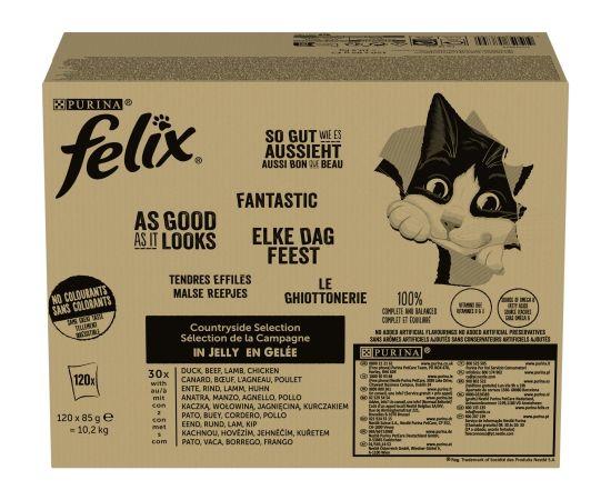 PURINA Felix Countryside Selection - wet cat food - 120x85g