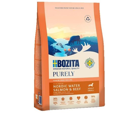BOZITA Purely łosoś i wołowina dorosłe małe rasy 7,5 kg