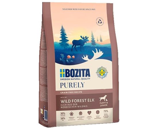 BOZITA Purely kurczak z łosiem karma dla szczeniąt i suk karmiących 11kg