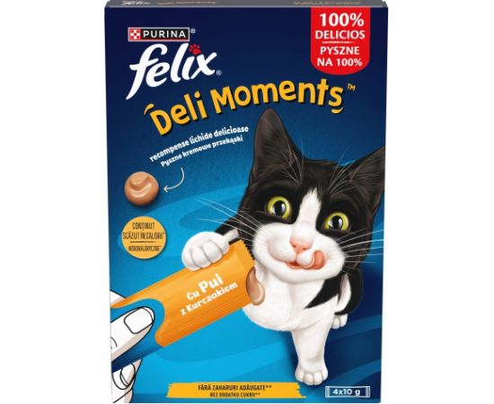 PURINA Felix Deli Moments Chicken - cat treats - 4x10g