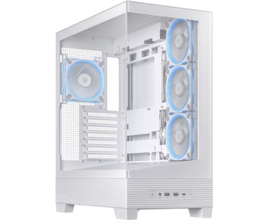Case ASUS ASUS A31 PLUS Case MidiTower Case product features Transparent panel ATX BTX MicroATX MiniITX Colour White A31PLUSTGARGBWHITE