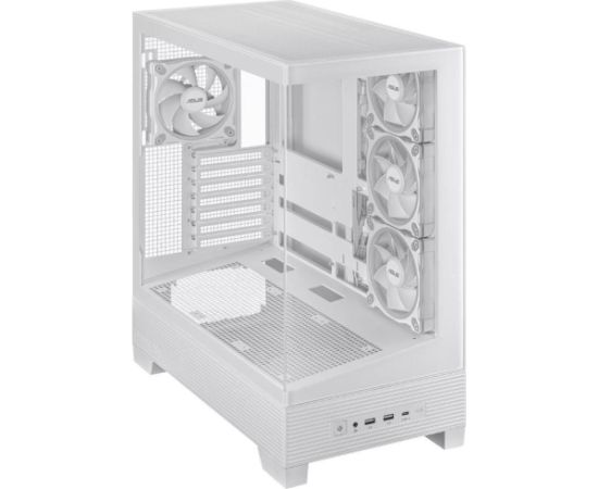 Case ASUS ASUS A31 PLUS Case MidiTower Case product features Transparent panel ATX BTX MicroATX MiniITX Colour White A31PLUSTGARGBWHITE