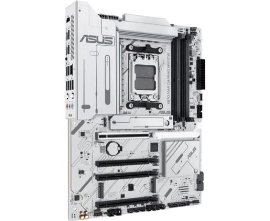 Mainboard ASUS AMD X870 SAM5 ATX Memory DDR5 Memory slots 4 1xPCI-Express 3.0 16x 2xPCI-Express 4.0 16x 1xPCI-Express 5.0 16x 3xM.2 1xHDMI 4xUSB 2.0 4xUSB 3.2 2xUSB-C 1xOptical S/PDIF 1xRJ45 3xAudio port X870MAXGAMINGWIFI7W