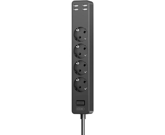 XO WL10 4USB 1.8m power strip (black)
