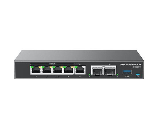 Router GrandStream GCC6010 UC+Networking (Router VPN, NGFW/UTM, Switch, Centrala IP) z 2x2,5 Gb SFP i 5xGbE