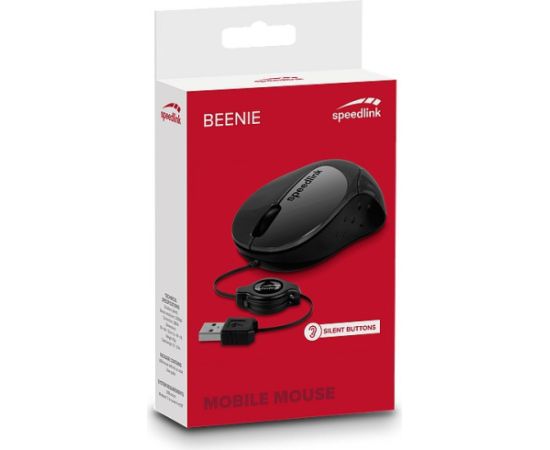 Speedlink мышь Beenie, черный (SL-610012-BK)
