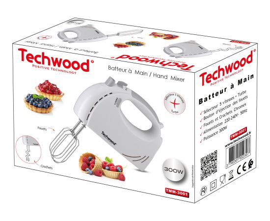 Techwood käsimikser TMM-3001 300W