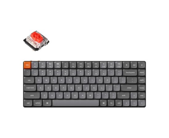 Keychron K3 Max 75% Беспроводная Механическая клавиатура RGB / Red Switch