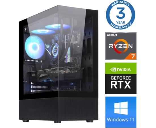INTOP Ryzen 7 5700X 32GB 1TB SSD M.2 NVME RTX3060 12GB WIN11