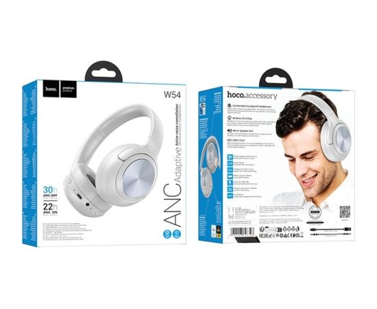 Hoco W54 Young Headset with ANC In-ear Wireless Bluetooth Grey