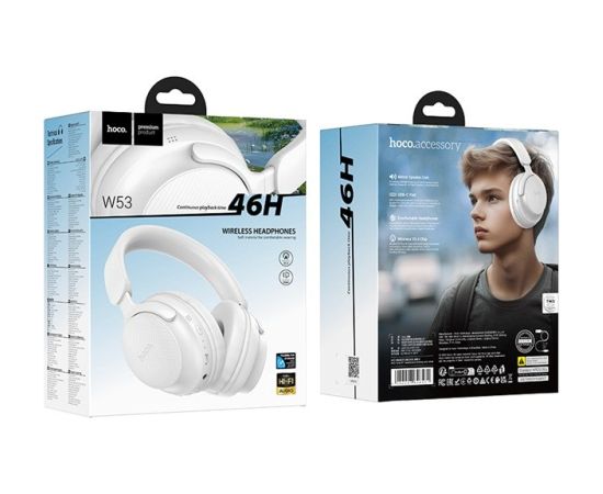 Hoco W53 Tone Headset In-ear Wireless Bluetooth White