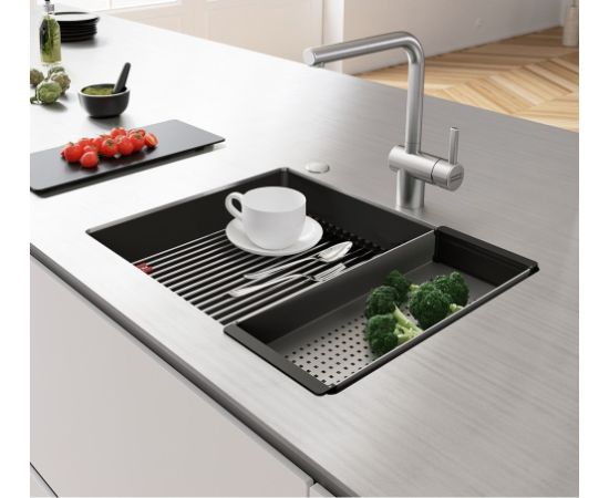FRANKE Kanon KNG 110-52 black matt sink Кухонные раковины