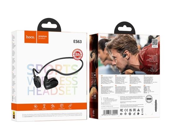 Hoco ES63 Graceful Headset Wireless Air-conduction Connectivity/Music Bluetooth Black