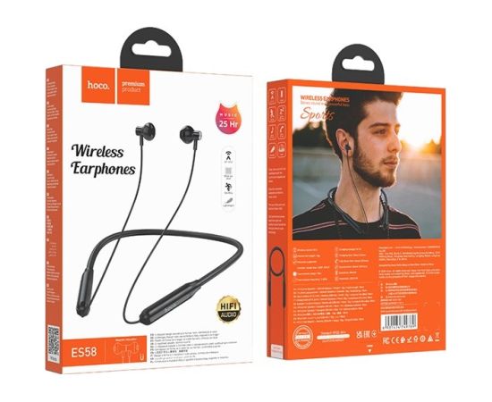 Hoco ES58 Sound Headset Wireless In-Ear Calls/Music Bluetooth Black