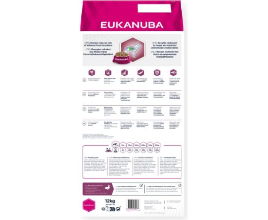 EUKANUBA Daily Care Mono-Protein Adult All Breed Duck - dry dog food - 12kg