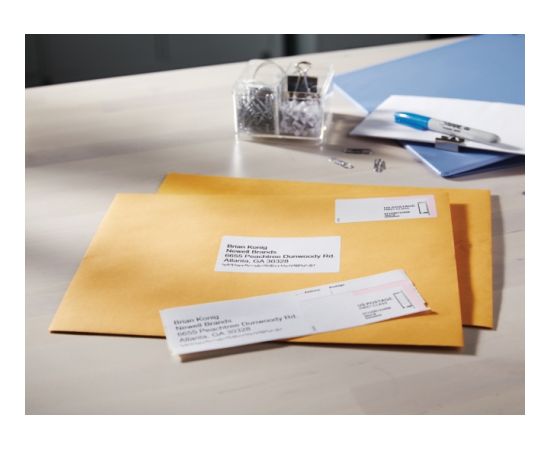 Dymo 99010 (S0722370) Labels 28 x 89mm, 2 rolls x 130 labels, White