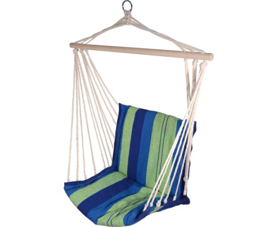 Šūpuļkrēsls Cattara - zili zaļš 95 x 50 cm гамаки