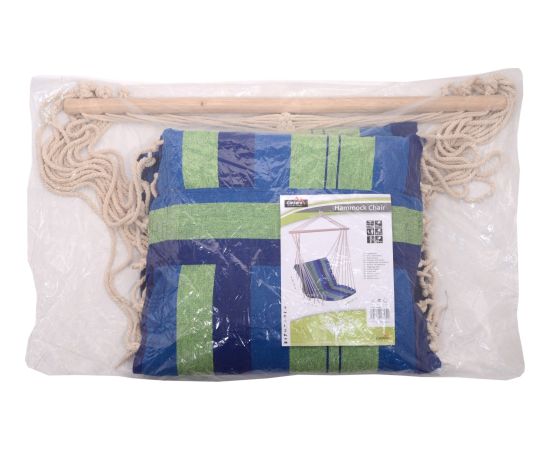 Šūpuļkrēsls Cattara - zili zaļš 95 x 50 cm гамаки