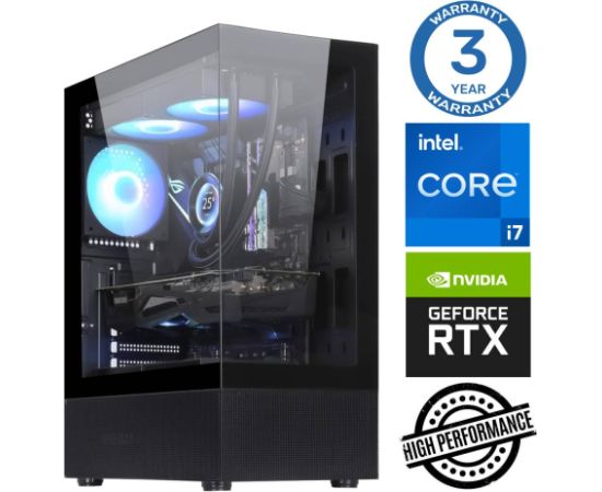 INTOP i7-12700F 32GB 250SSD M.2 NVME+2TB RTX4060Ti 8GB no-OS