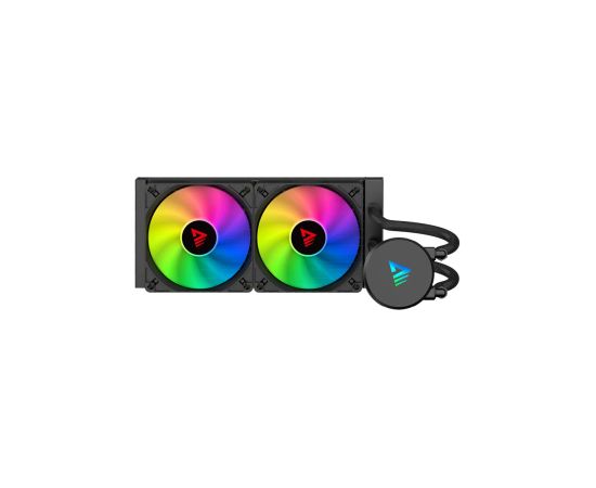 Dzesētājs SAVIO VELOX 240mm ARGB CPU liquid cooler 250W Melns