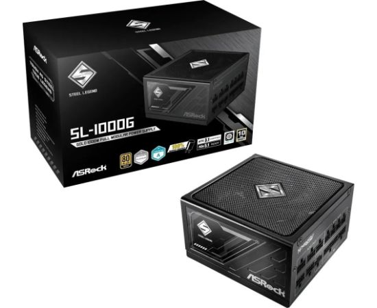Zasilacz ASRock STEEL LEGEND 1000W 80 Plus Gold
