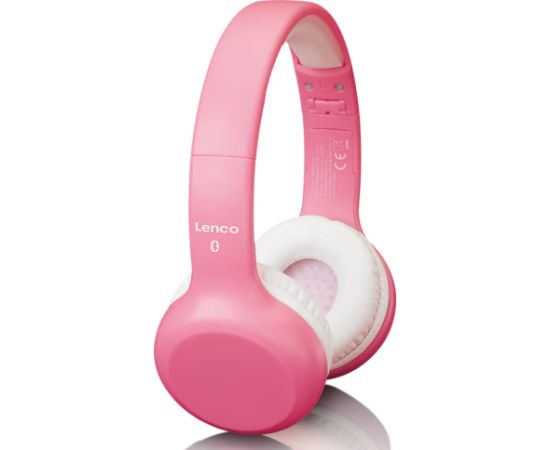 Lenco on-ear austiņas ar Bluetooth bērniem, rozā - HPB-110PK