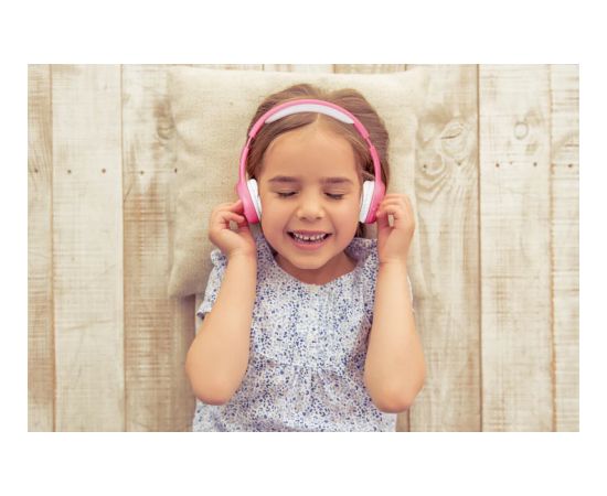 Lenco on-ear austiņas ar Bluetooth bērniem, rozā - HPB-110PK