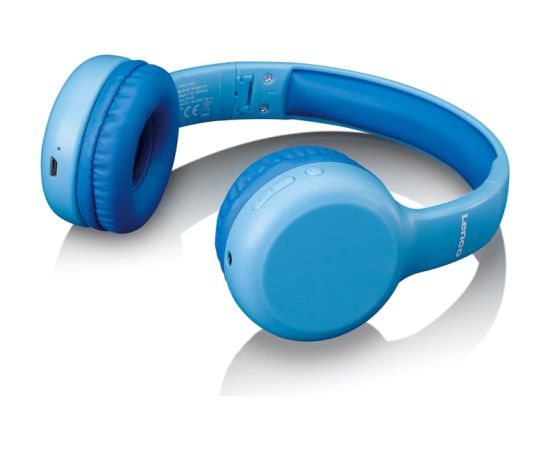 Lenco on-ear austiņas ar Bluetooth bērniem, zilas - HPB-110BU