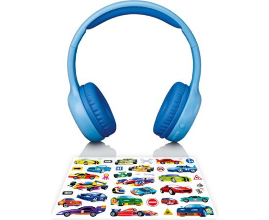 Lenco on-ear austiņas ar Bluetooth bērniem, zilas - HPB-110BU