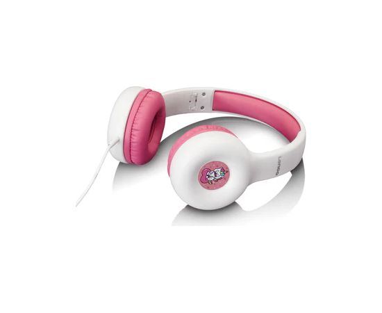 Lenco on-ear austiņas bērniem, rozā - HP-010PK