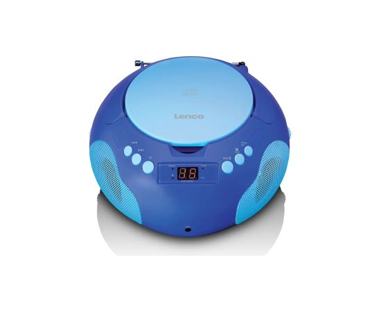 Lenco CD magnetola ar bluetooth un mikrofonu, zila - SCD-625BU