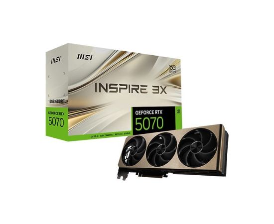 MSI GeForce RTX 5070 12G INSPIRE 3X OC