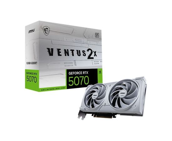 MSI GeForce RTX 5070 12G VENTUS 2X OC WHITE