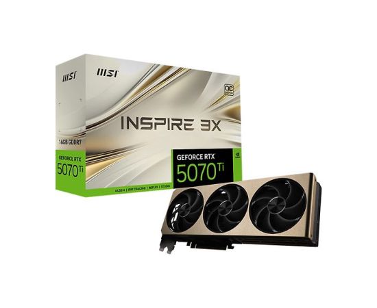 MSI GeForce RTX 5070 Ti 16G INSPIRE 3X OC PLUS