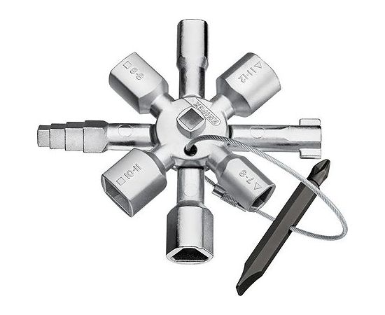 KNIPEX TwinKey® для распространенных шкафов и сист