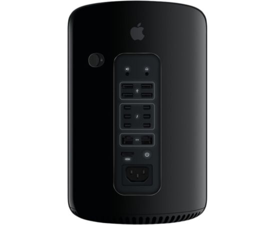 Apple Mac Pro 2013 - Xeon E5 3.5GHz / 16GB / 256GB SSD - Black (Atjaunināts, stāvoklis labi)