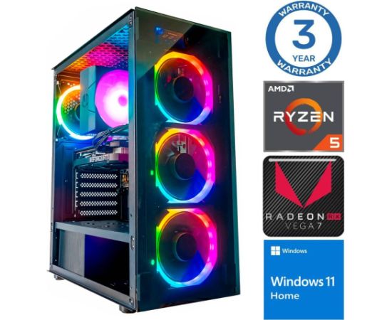 INTOP Ryzen 5 5600GT 16GB 1TB SSD M.2 NVME+2TB Radeon RX Vega 7 WIN11