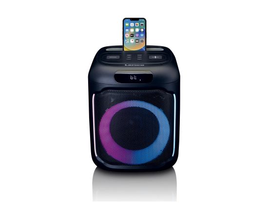 Lenco bluetooth skaļrunis, ar apgaismojumu un mikrofonu - PA-101BK