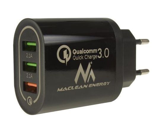 Maclean Energy MCE479B 3xUSB зарядное устройство QC 3.0