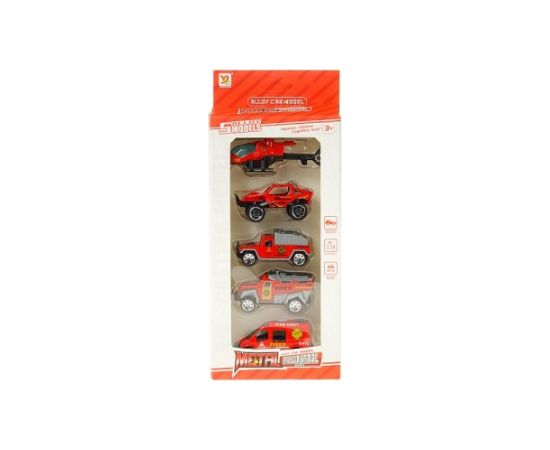 Adar Metāla auto 5 gb. Ugunsdzēsēju mašīnas 27,5x11x4 cm 569478