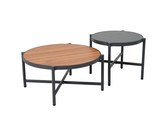 Garden furniture set TUXEDO corner sofa and 2 tables