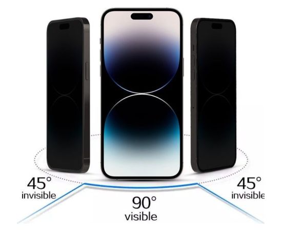 iLike Apple  IPHONE 16 PRO Tempered Privacy Glass Black