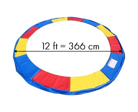Trampoline Spring Cover ModernHome, Multicolor, 366-374 cm