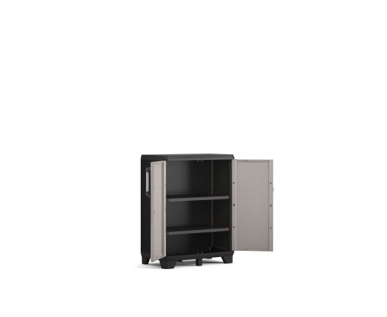 Keter Skapis Armadio Pro Basso 68x39x90cm pelēks/melns