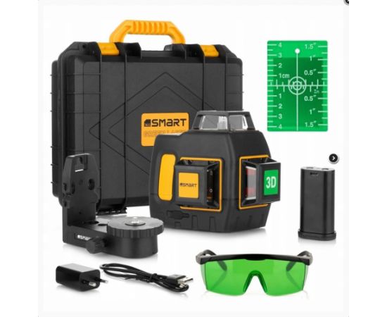 Smart Laser płaszczyznowy 06-03040G zielony 40 m
