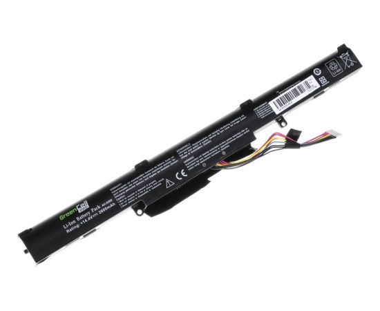Akumulators Green Cell A41-X550E Asus A450 A550 F550 K550 R510 R510D R510DP X450 X550 X550D (AS77PRO)