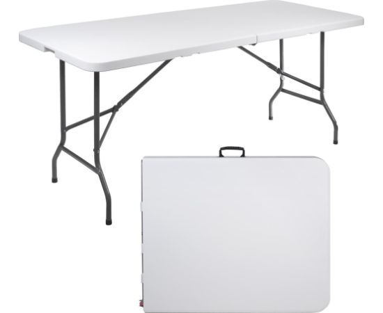 DĀRZA GALDS H180cm GreenBlue, 180x75x74cm, HDPE, max. 200kg, GB370